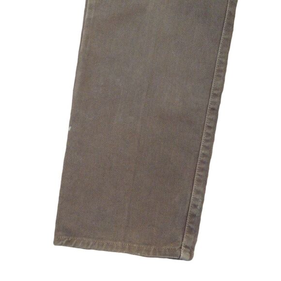 Vintage Guess Triangle Washed Olive Green Classic Fit Straight Leg Waist 32 - Picture 6 of 11